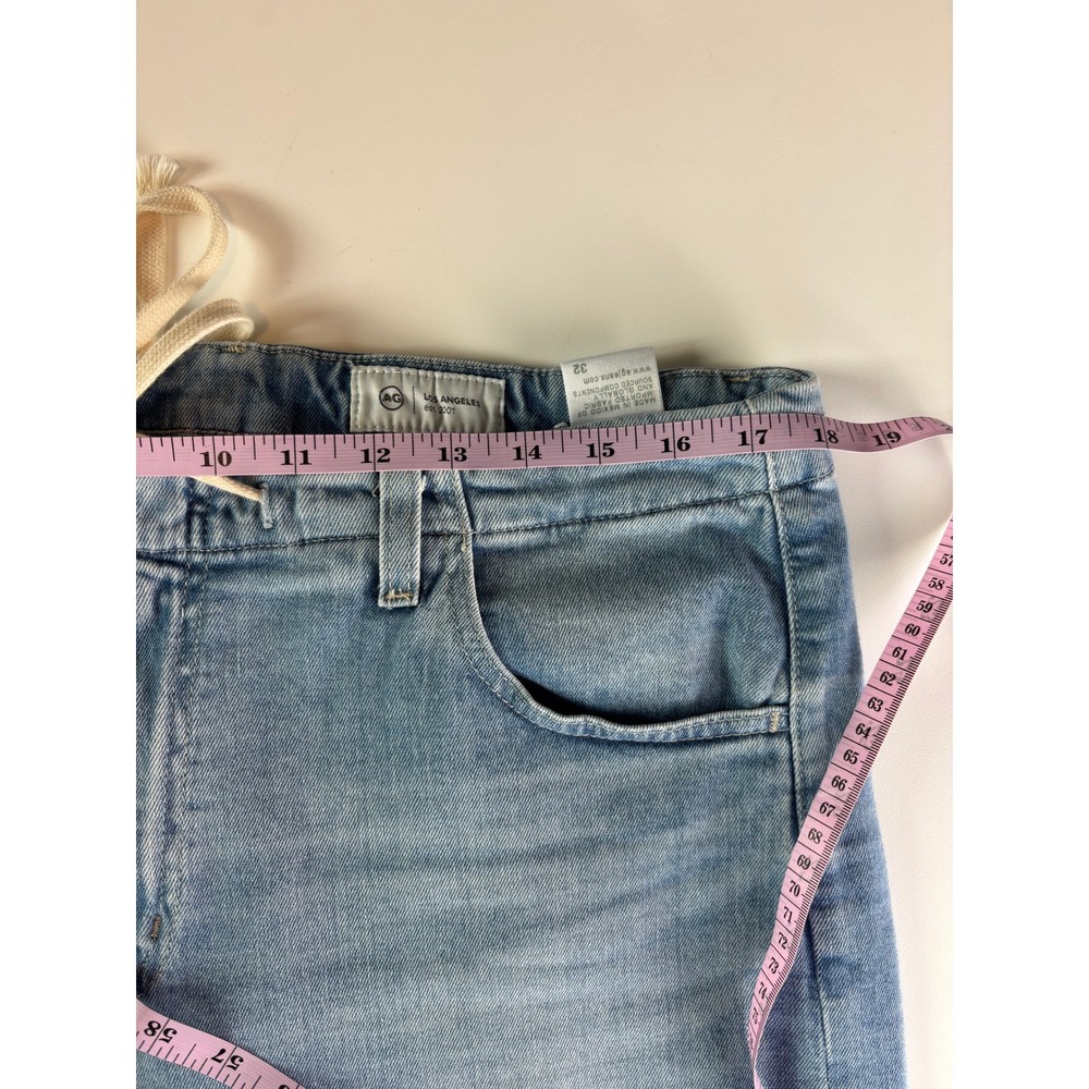 AG Adriano Goldschmied Stella Cinched Low Slung Palazzo Wide Leg Jeans Blue 32 - Picture 8 of 11